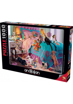 Puzzle 1000 Niegrzeczne szczenięta