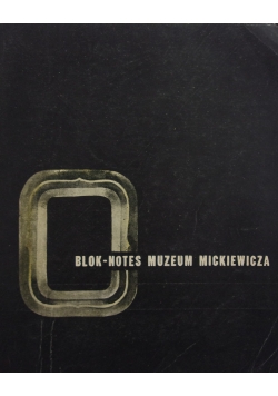 Blok-notes muzeum Mickiewicza