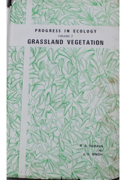 Progress in Ecology Volume 2 Grassland Vegetation