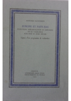 Europe Et Pays Bas