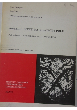 600-lecie bitwy na Kosowym Polu