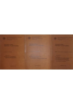 Technologia obróbki plastycznej na zimno ,Tom I-III
