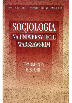 Socjologia na Uniwersytecie Warszawskim