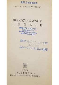 Bełczykowscy ludzie