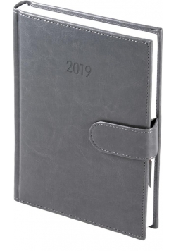 Kalendarz 2019 A4 Dzienny Nebraska magnes Szary