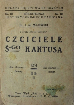 Czciciele świętego kaktusa 1927 r.