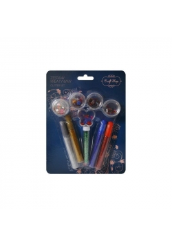 Zestaw kreatywny brokat, klej, cekiny CRAFT SHOP