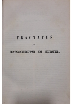 Praelectiones theologicae, 1846r.