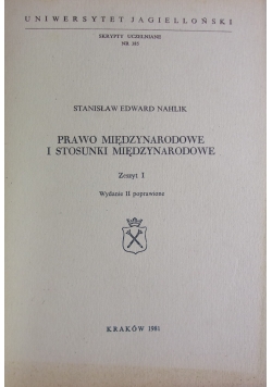 Prawo międzynarodowe i stosunki międzynarodowe