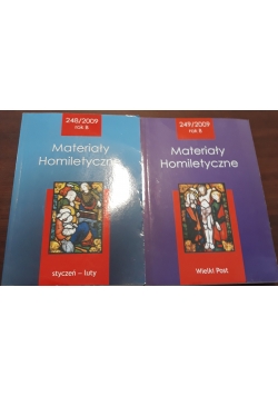 Materiały Homiletyczne, nr. 248 i 249