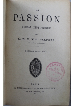 La Passion 1890 r