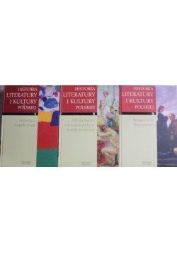 Historia Literatury i Kultury Polskiej 3  Tomy