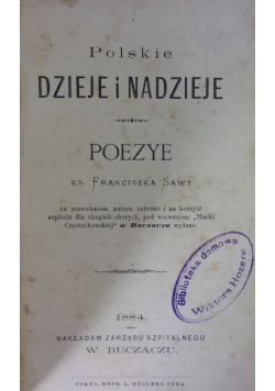 Polskie dzieje i nadzieje, 1884 r.