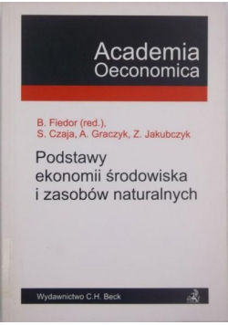 Podstawy ekonomii środowiska i zasobów naturalnych