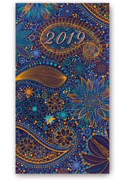 Kalendarz 2019 11T-Soft Flexi A6 kieszonkowy orient