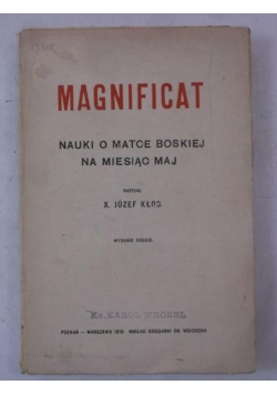 Magnificat, 1919 r.