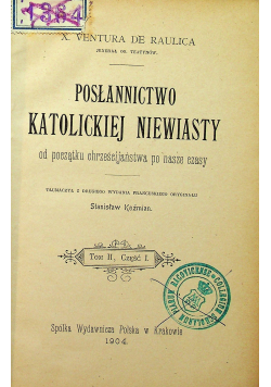 Posłannictwo katolickiej niewiasty 1904 r.
