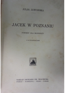 Jacek w Poznaniu, 1928 r.