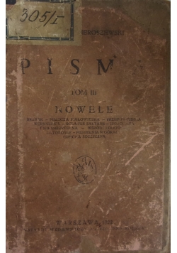 Pisma, Tom III, 1922r.