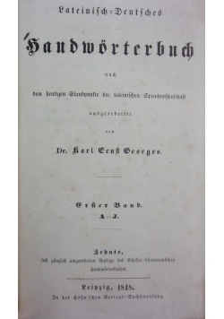 Handworterbuch, 1848 r.