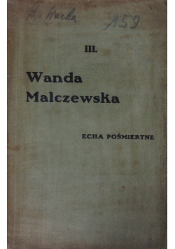 Echa Pośmiertne III, 1932 r.