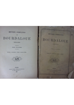 Bourdaloue, zestaw 2 książek, 1890 r.