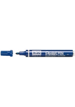 Marker okrągły N50 niebieski (12szt) PENTEL