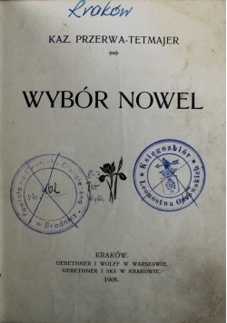 Wybór Nowel 1906 r