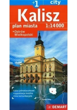 Plan miasta Kalisz/Ostrów Wielkopolski +1 1:14 000