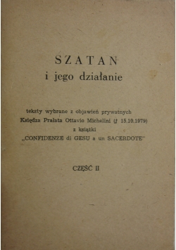 Szatan i jego działanie część II