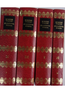 Starożytna polska, zestaw 4 książek