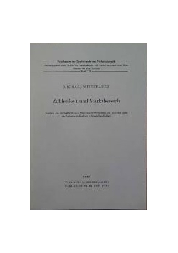 Zollfreiheit und Marktbereich