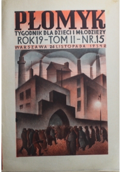 Płomyk Rok 19 Tom II nr 15 1934 r.