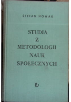 Studia z motodologii nauk społecznych