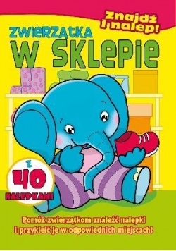 Znajdź i nalep - Zwierzątka w sklepie
