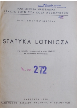 Statyka lotnicza 1950 r