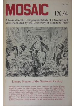 Mosaic , Nineteenth Century Literary Humor