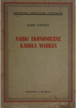 Nauki ekonomiczne Karola Marksa, 1948 r.