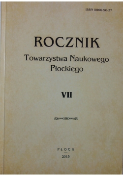 Rocznik towarzystwa naukowego Płockiego VII