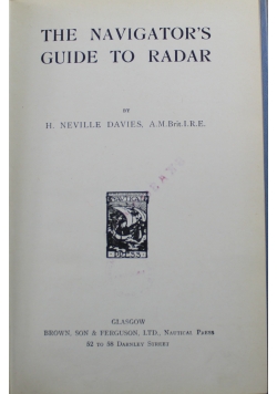The navigators guide to radar