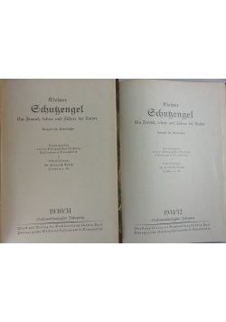 Kleiner Schutzengel, zestaw 2 książek, ok. 1930 r.