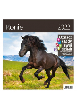 Kalendarz 2022 z naklejkami Konie HELMA