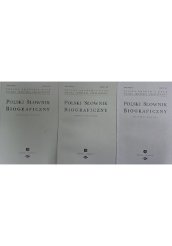 Polski słownik biograficzny. Zestaw 3 książek