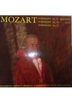 Mozart Symphony No 35 36 37 płyta winylowa