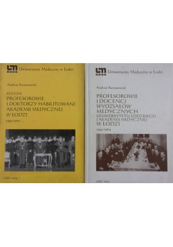Profesorowie i docenci wydziałów medycznych /Profesorowie i doktorzy habilitowani