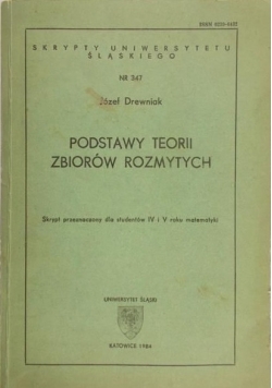 Drewniak Józef - Podstawy teorii zbiorów rozmytych
