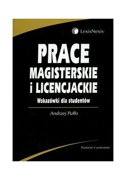 Prace magisterskie i licencjackie. Wskazówki dla studentów