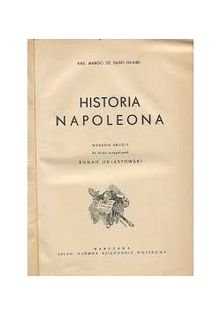 Historia Napoleona ,1938r.