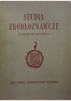 Studia źródłoznawcze III