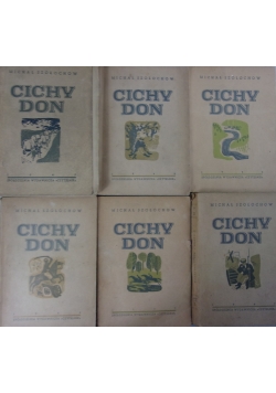 Cichy don, zestaw 6 książek z 1948 r.